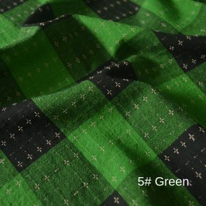 Washed Cotton Fabric Color Matching dress Shirt Yarn-dyed Plaid Garment Fabric Pastoral Tablecloth Fabric Artistic Style