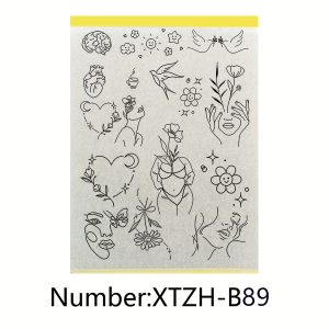 patterned tattoo transfer paper a4 size pre drawn_y